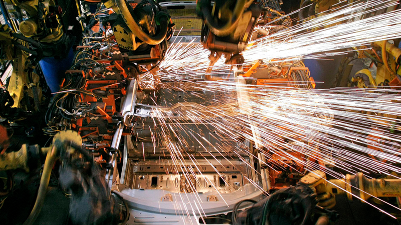 Illustration for article titled 18 Gorgeous Images of Job-Stealing Factory Robots